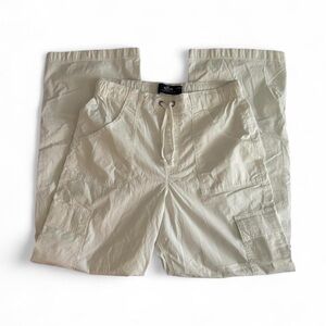 Hollister White Cargo Pants